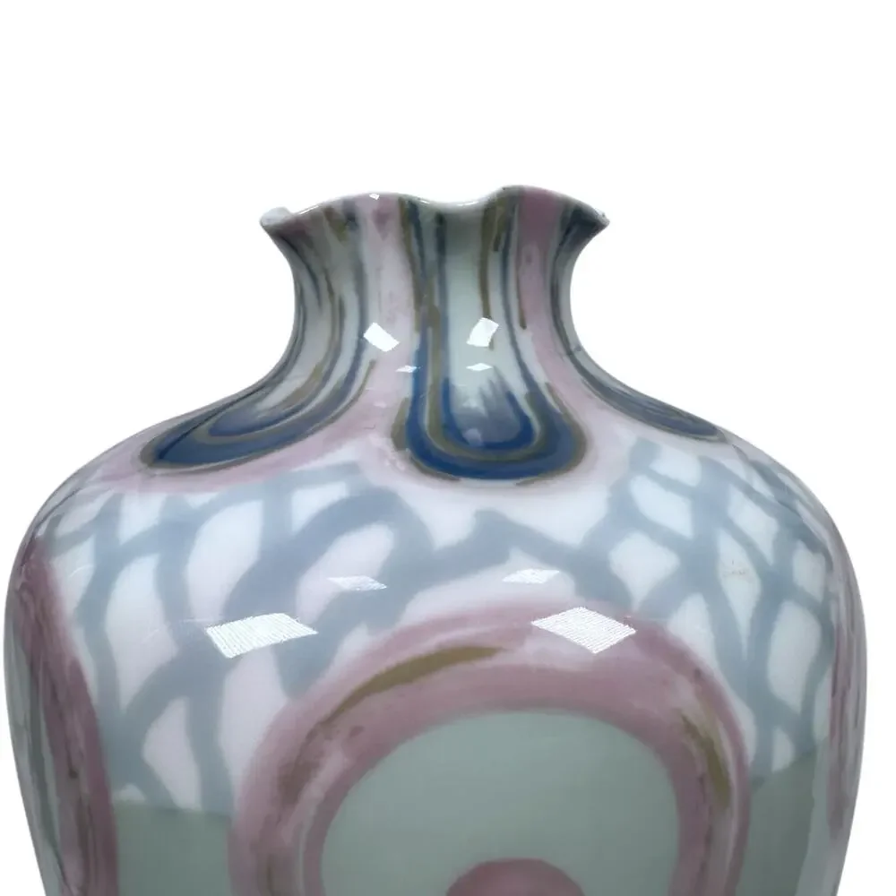 Antique Rosenthal Art Nouveau Hand Painted Porcelain Vase 5.75